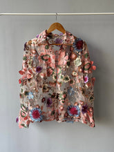 Load image into Gallery viewer, Embroidered Lace Blouse (Apricot Color)
